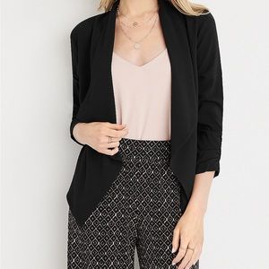 Large black blazer